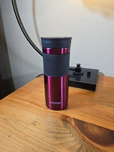 Contigo SnapSeal Byron Stainless Steel Travel Mug 20 OZ Red. B2 - Picture 1 of 6