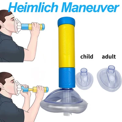 Dispositivo Anti-Soffocamento Heimlich Kit Salvataggio Emergenza Adulti/Bambini - Imagen 1 de 4