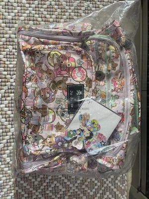 Bolsa de pañales Ju Be Donutella’s Sweet Shop primera edición B.F.F. Nuevo Foto 1 de 2