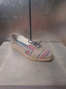 Zapatos de lino TONI PONS como nuevos talla 37 alpargatas rojo crema sandalias 1838 - Imagen 1 de 15