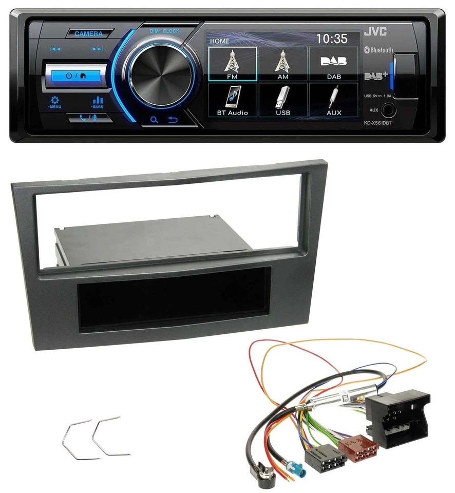 JVC Bluetooth MP3 USB DAB Autoradio für Opel Antara Astra H Zafira B ab 2005 cha - Bild 1 von 4
