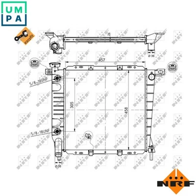 RADIATOR ENGINE COOLING 50379 FORRADIATOR ENGINE COOLING 50379 FOR MAZDA  FORD U - Image 1 of 4