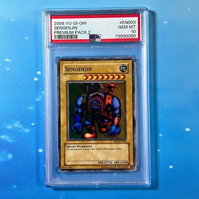2008 Yu-Gi-Oh! Premium Pack 2 Sengenjin PP02-EN003 PSA 10 LOW POP - Image 1 of 2