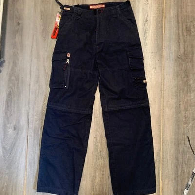 Jeans vintage años 90 Y2K PACO Co. holgados patinador Rave grunge pierna ancha talla 16 31x28 AZUL MARINO Foto 1 de 4