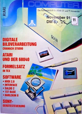 ATARI - ST COMPUTER DIE FACHZEITSCHRIFT - AUSGABE: 11/91 (HEIM - MAGAZIN) #2DE - Bild 1 von 4