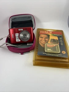 Nikon COOLPIX L18 8.0 Megapixel Digital Camera Red With New 64MB Compact flash - Picture 1 of 6