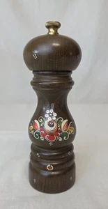 Peugeot Wood 7" Salt or Pepper Mill Made in France-painted French Country Design - Picture 1 of 8