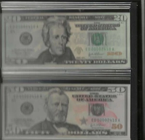 2004 $20 & $50 Evolution Set Cleveland Gem CU - Picture 1 of 2