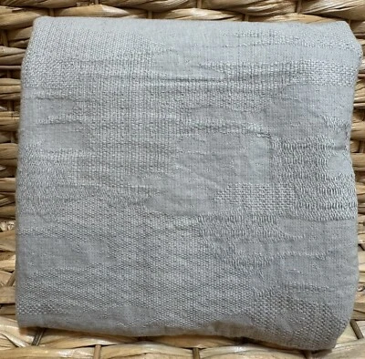 West Elm Textured Sham STANDARD - LIGHT GRAY Organic Cotton, Excellent! - Image 1 of 4