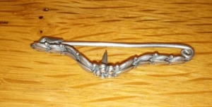 Antique Daniel LOW (1842-1911) Sterling SILVER Scarf/Hat PIN Booch Salen, MASS - Picture 1 of 9
