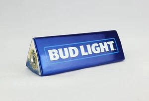 (T27) Bud Light Aluminio 5” Triangular Prisma Cerveza Grifo Mango - Limpio Usado - Imagen 1 de 6
