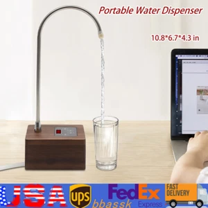 Electric Tabletop Water Dispenser & Water Jug Pump Fit for Home Office Camping - Picture 1 of 19