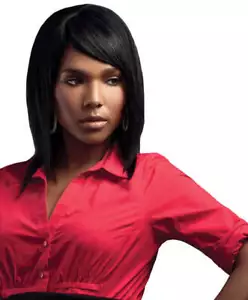Sleek Human Hair Wig Style Platinum - Picture 1 of 10