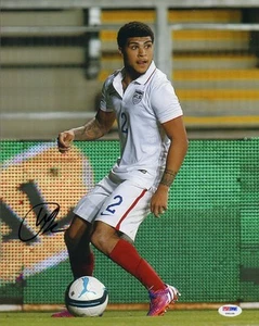 DEANDRE YEDLIN SIGNED AUTO'D 11X14 PHOTO PSA/DNA Y95158 USMNT SOCCER TOTTENHAM - Picture 1 of 1