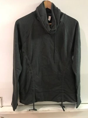 Женский серый спортивный пуловер Lucy с воротником-хомутом толстовка M средний размер - Изображение 1 из 3