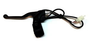 LEFT BRAKE LEVER W/ WIRES BLACK PLASTIC ELECTRIC BIKE SCOOTERS  - Picture 1 of 1