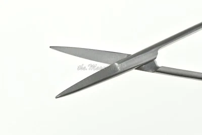 MAQNSCO Nasenhaarschere Schnurrbart Schere Trimmen Körper Piercing OP Iris gerade