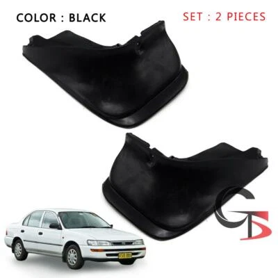 Protector contra salpicaduras de barro trasero negro 2 para Toyota Corolla Ae 100 101 111 91 93 99 2000 Foto 1 de 4