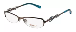 NUEVAS GAFAS THALIA EDITA MUJER MEDIA MONTURA MARRÓN METAL MARRÓN 50-17-130 DISEÑADOR - Imagen 1 de 7
