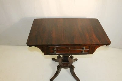 Exquisite Antique Regency Style Rosewood Writing Table, 19th C. - Image 1 of 4