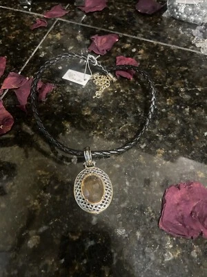 NWT Jewels By Park Lane Tuscany Champagne CZ Necklace/choker  Retired - Image 1 of 4