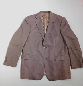 Mario Barutti suit Jacket mens 44 R Wool Brown Formal Buttoned blazer - Picture 1 of 21