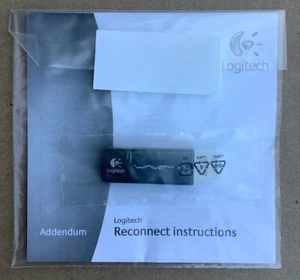 Logitech C-UBE35 Wireless USB Receiver Dongle 820-001531 for Wave Pro MX1100 NEW - Picture 1 of 4