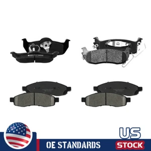 For 2004 - 2006 Nissan TITAN INFINITI QX56 Front Rear Ceramic Brake Pads - Picture 1 of 6