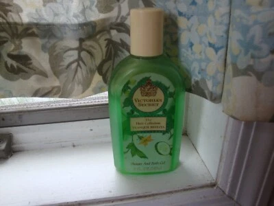 RARO DIFÍCIL DE ENCONTRAR VICTORIA'S SECRET HERB COLLECTION BRISAS TRANQUILAS DUCHA BAÑO GEL 8 OZ Foto 1 de 4