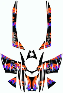 SKI-DOO REV 2004+ Wrap Graphics Kits SNOWMOBILE SLED GRAPHIC WRAP DECALS Rock - Picture 1 of 1