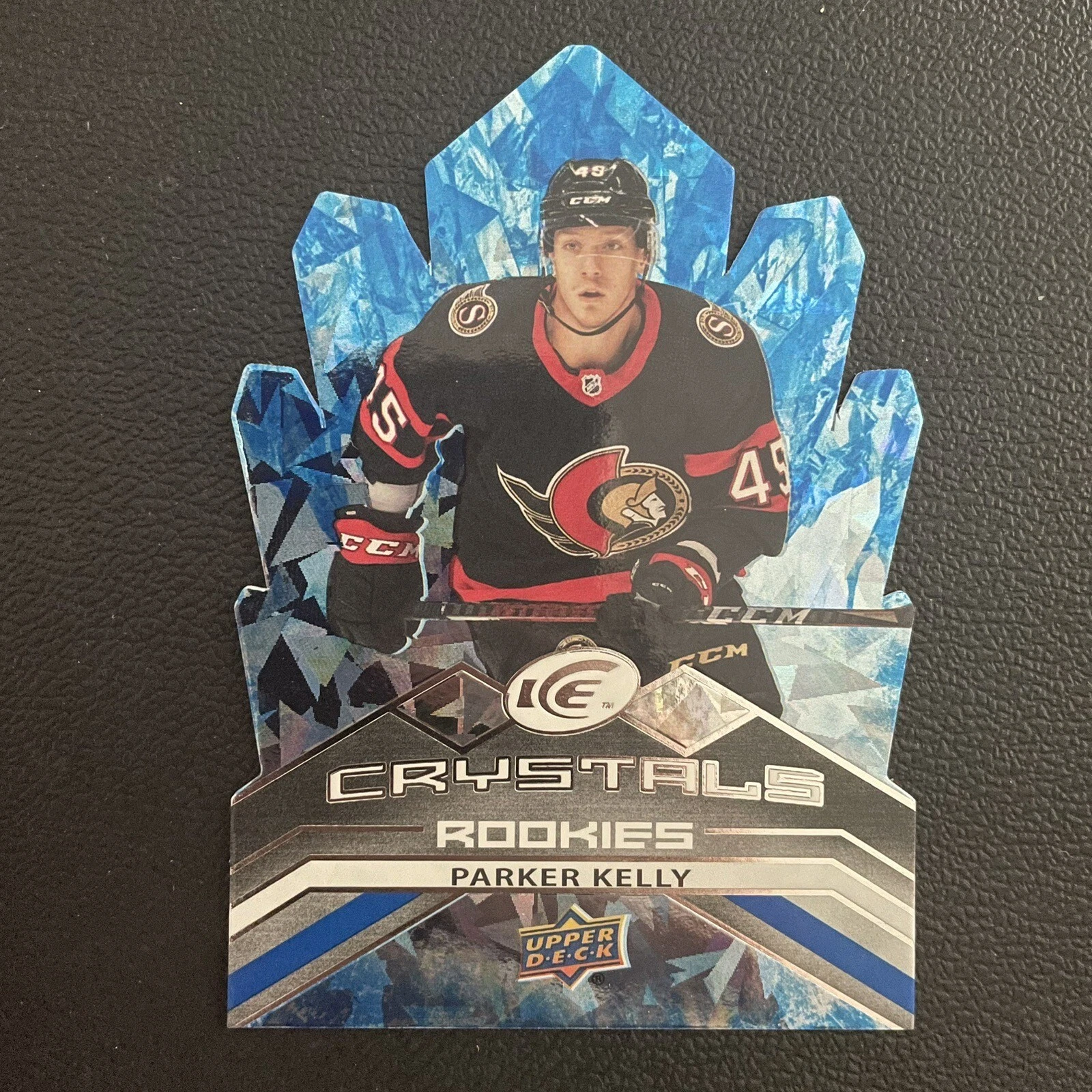 2021-22 UD - Ice - Crystals Rookies Parker Kelly IC-42