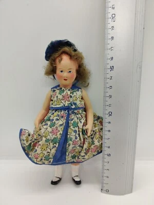 Poupée Petitcollin Celluloïd France 175-2 17cm État Correct Voir Photos Et Desc - Photo 1/4