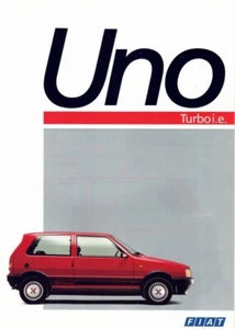 Catalogue Brochure Fiat Uno Turbo IE 07/1987 France - Picture 1 of 2