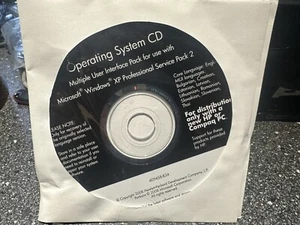 HP Compaq Operating System CD Microsoft Windows XP HOME SP2 REINSTALLATION #4F - Picture 1 of 1