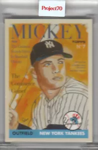 2021 Topps Project 70 Yankees Mickey Mantle Card #262 Brittney Palmer (1958) - Picture 1 of 2