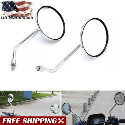 Motorcycle Rearview Side Mirrors for Yamaha Bolt V Star 650 XVS650 250 1100 1300 - Image 1 of 4