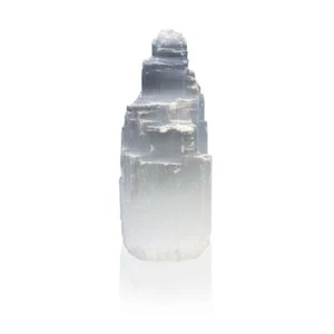 Selenit Stein Eisberg Skyscraper Tower Kaskade mit Standfläche ca. 10cm hoch - Bild 1 von 1
