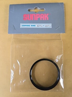 49-46mm Step-Down Lens Filter Converter Adapter Ring 49mm-46mm Metal E49 to E46 - Image 1 of 3