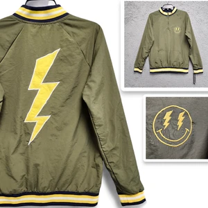Jaywalker Big Kid Varsity Pullover Jacket Boys XL Lightning Graphic NEW w/ Tag - Picture 1 of 18