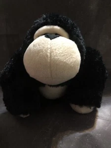 "Peek-A-Boo Toys 1995 peluche gorila negro y beige 7""" - Imagen 1 de 10