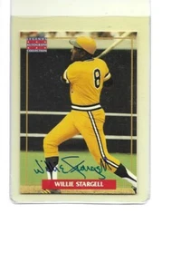 1995 Legends Willie Stargell Autograph Baseball Card w COA - Picture 1 of 2