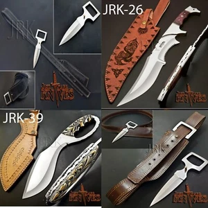 WOW! SUPER MIX LOT CUSTOM MADE D2 TOOL STEEL BLADES, TACTICAL, HUNTING KNIVES - Picture 1 of 1