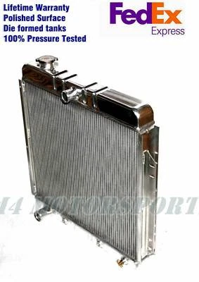 3-рядный алюминиевый радиатор KKS 1953 1954 1955 1956 F-100 для пикапа Ford - Изображение 1 из 4