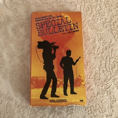 We Interrupt This Program for the Following...SPECIAL BULLETIN VHS 1983 - Image 1 of 3