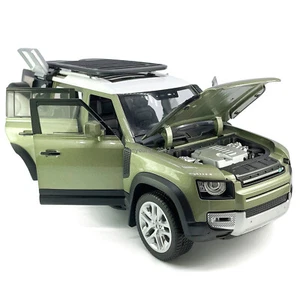 1:18 Land Rover Defender 110 Model Car Diecast Toy Vehicle Toys for Boys Green - Picture 1 of 17