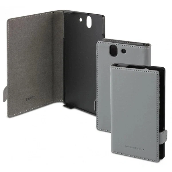 Genuine Official Sony Xperia Z Roxfit Book Case Designed for Sony - Grey - Image 1 of 2