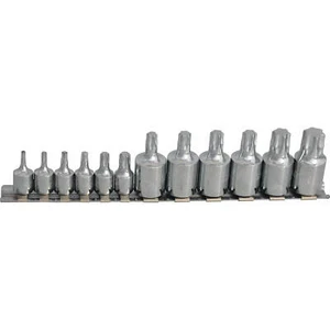 BlueSpot 12-teiliges Kombi-Antrieb Torx Steckschlüssel-Bit-Set - Bild 1 von 3