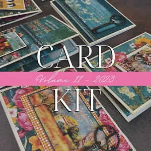 Graphic45 LET'S GET ARTSY DIAGONAL POP-UP CARD KIT scrapbooking 2023VOL11 - Picture 1 of 19