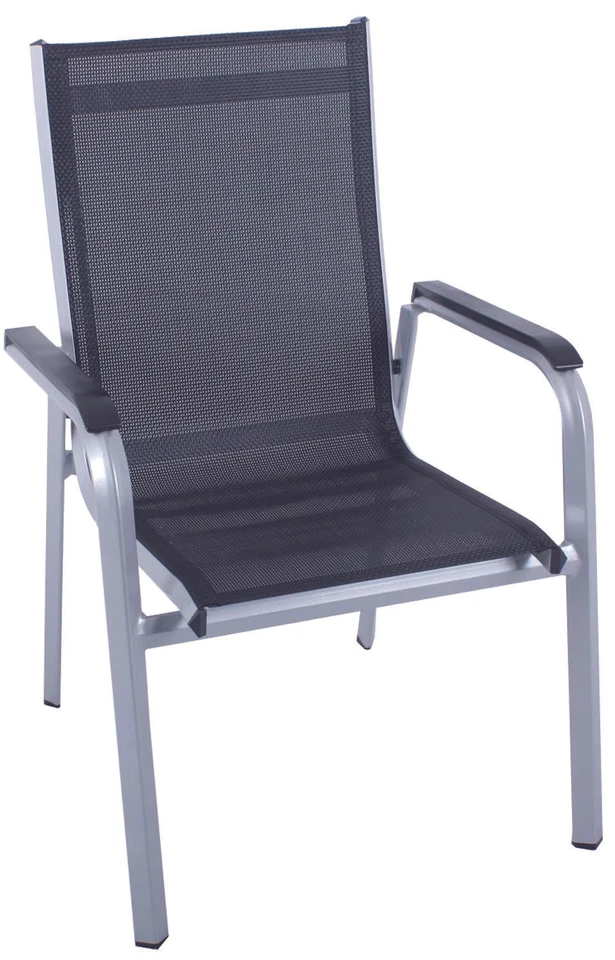 SEDIA HI-TECH STRUTTURA IN ALLUMINIO COLORE NERO ANTRACITE - Immagine 1 di 1