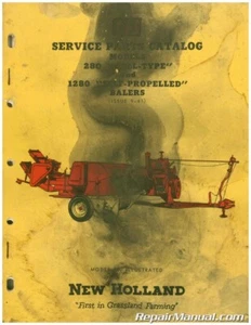 New Holland 280 and 1280 Self Propelled Baler Parts Manual - Bild 1 von 1